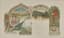 VASNETSOV APOLLINARY (1856-1933)
Menu for the dinner in the Alexander Hall of the Grand Kremlin Palace on the occasion of the Sacred Coronation of Their Imperial Majesties Nicholas II and Alexandra Feodorovna. Moscow: A.A. Levinson Printing Company, 1896.