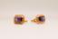 Amethyst cufflinks
