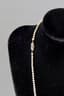 NATURAL WHITE PEARL, DIAMONDS, PLATINUM, AND GOLD NECKLACE
