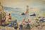 ALEXANDRE BENOIS (1870-1960)
Boris Chaliapin and his wife at sea shore. 1927.