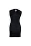 CHANEL BY KARL LAGERFELD CIRCA 2000S
Black knit transparent summer dress with decorative CC rear button