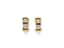 18K YELLOW GOLD, DIAMOND AND SAPPHIRE EARRINGS