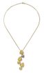 CHIAMPESAN COLLIER EN OR JAUNE 18K, AMÉTHYSTE, QUARTZ ET CITRINE