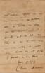 CHARLES DARWIN (1809-1882)
Autograph letter signed 'Charles Darwin' to Lord Sackville Cecil.
