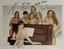 CALENDAR GIRLS - PIN-UP LADIES AT THE PIANO
Signed photograph of seven of the actresses in “Calendar Girls”