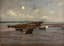 EUGEN DÜCKER (1841-1916)
Boats on the shore