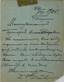 Kutepov Alexander Pavlovich (1882-1930) A handwritten letter on a pneumatic card addressed to G.A. Aleksinsky.