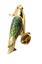 YELLOW GOLD PARROT BROOCH