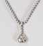 18K WHITE GOLD, DIAMOND RIVIERE NECKLACE