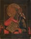 ICON 'SAINT JOHN THE THEOLOGIAN WITH SAINT LEON POPE AND SAINT CATHERINE'
Volga region, late 18th century