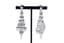 DIAMOND AND PLATINUM GIRANDOLES EARRINGS