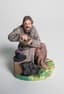 GARDNER’S PORCELAIN SCULPTURE
‘A PEASANT SALTING BREAD’
Moscow, The Gardner porcelain factory, circa 1870-1890