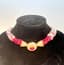 CULTURED PEARL, RUBY AND DIAMOND NECKLACE