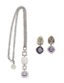 ZOCCAI
PARURE BOUCLES D’OREILLES À CLIP ET COLLIER EN OR BLANC 18K DIAMANTS, AMÉTHISTES ET PIERRES DE LUNE