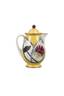 Porcelain milk pitcher with lid from the ‘Yellow Service’.
State Porcelain Factory, middle of 1920s to first half of 1930s.
Form designer ‘People’s Commissariat of Education’ S. V. Chekhonin. 1923
Painting designer Z. V. Kobyletskaya. middle of the 1930s