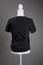CHANEL 
Black cashmere blend short-sleeved sweater blend faux-pearl button