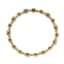18K YELLOW GOLD, DIAMOND, RUBY AND SAPPHIRE NECKLACE