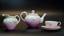 SERVICE BY GARDNER COFFEE, THREE CUPS AND THREE MEALS, MILK
Porcelain, painting, gilding FACTORY OF GUARDNER MOSCOW 1870 - 1890 years. Decorated with painting and gilding, floral m...