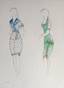 Yuri ANNENKOV (1889-1974) Costume design, two female figures
