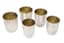 FIVE RUSSIAN TRAVEL STACKING SILVER BEAKERS / VODKA SHOT BEAKERS
Olsonius Johan Ferdinand, St Petersburg, circa 1870-1891