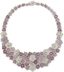 MASIS GENÈVE
COLLIER ‘FLEURS’ EN OR GRIS 18K, SAPHIRS ROSES ET DIAMANTS