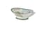 SOVIET PORCELAIN BOWL ON FOOT: ‘ONLY LABOUR AND DISCIPLINE CAN PROVIDE BREAD AND MACHINES'.
Rudolf Vilde, State Porcelain Factory, 1920
