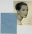 DEBORAH KERR (1921-2007),
autographed photograph and manuscript letter signed