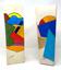 V. DREVIN
A PAIR OF GEOMETRIC CERAMIC VASES