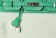 HERMÈS
BIRKIN 35 'FRAY FRAY' LIMITED EDITION
WHITE CANVAS AND EMERALD GREEN LEATHER WITH PALLADIUM HARDWARE