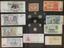 TWO COLLAGES OF BONDS AND COINS