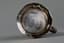 SILVER CUP HOLDER WITH FRORAL DECORATION