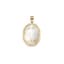 14K YELLOW GOLD AND MOTHER-OF-PEARL ‘MIRACULOUS MEDAL’