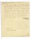 EMPEROR OF RUSSIA PAUL I (1754 – 1801)
, Letter addressed to the Chamberlain Zagryazhsky on granting him The Imperial Order of Saint Alexander Nevsky. April 5, 1797