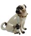 ‘PUGS’ PAIR OF PORCELAIN FIGURINES 
MEISSEN, AFTER A MODEL BY JOHANN JOACHIM KÄNDLER, 19TH CENTURY