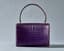 GUCCI VINTAGE VIOLET CROCODILE HANDBAG**