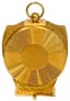 ACCUTRON 18K GOLD PENDANT CLOCK