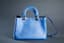 CHRISTIAN DIOR
Diorissimo iridiscet blue leather handbag