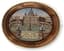 ANTIQUE MICROMOSAIC AND 14K GOLD BROOCH, LATE 19TH CENTURY