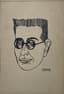 FÉLIX LABISSE (1905-1982)
ROBERT DESNOS (1900-1945)
Portrait of Robert Desnos. 1942.