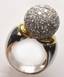 Ball ring
Pomellato, Gold set with diamonds