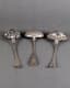 SET OF SILVER CUTELERY, 9 PIECES