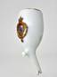 Porcelain pipe with the arms of the Kingdom of Bavaria. XIX century.
