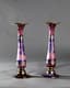 PAIR OF BOHEMIAN VASES
Bohemia, circa 1900