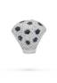 Cartier, model LOBI. Sapphire and diamond ring
Cartier, model LOBI. White gold ring paved with diamonds and sapphires. Signed and numbered UC 7886. Weight: 22,9 grs