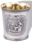 NEO-CLASSIC STYLE SILVER CUP DECORATED WITH MEDALLIONS
WORKSHOP OF VASILY SEMENOV, MOSCOW, 1828
