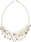 COLLIER EN OR JAUNE 18K ET PIERRES PRÉCIEUSES MULTICOLORES