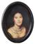 XIX CENTURY
Two oval female portraits