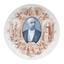 FRENCH ANTIQUE FAIENCE PLATE WITH PORTRAIT
OF PRESIDENT FELIX FAURE, 19TH CENTURY