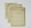 Edouard Lalo (1823-1892), lot of 3 music scores of Chants russes (Russian songs), probably 1879