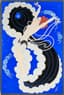 ROMAIN DE TIRTOFF (ERTE) (1892-1990)
Dancer with a long pearl necklace
